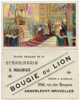 Couronnement Baudouin De Constantinople_Stéarinerie_Bougie Du Lion_Usines-Bureau 286 Rue Des Goujons Anderlecht, Chromo - Artis Historia