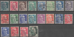 France - Marianne De Gandon 20 Pcs. - 1945-54 Marianne (Gandon)