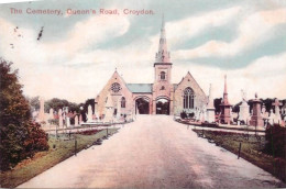 South London Croydon Continental Size 10 X 14 Cm Repro Photo Croydon Cemetery Queen's Road - Europa