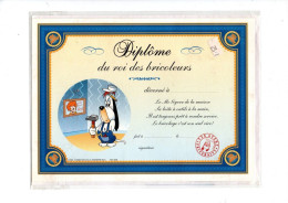 Carte Humoristique Diplome Du Roi Des Bricoleurs - Humour