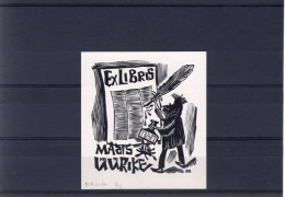 Ex-Libris : Madis Uurike - Johan Naha - Exlibris