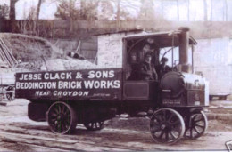 South London Croydon Continental Size 10 X 14 Cm Repro Photo Croydon Beddington Brick Works Truck - Europe