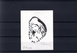 Ex-Libris : P.E. Lévy - Jocelyn Mercier  - Ex-libris