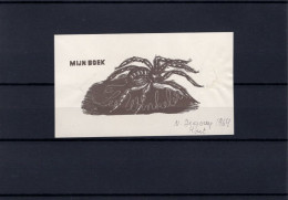 Ex-Libris : N. Degouy - Lee Winkeler - 'Mijn Boek' - Bookplates