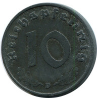 10 REICHSPFENNIG 1941 D GERMANY Coin #AX567.U.A - 10 Reichspfennig