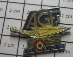 1618B Pin's Pins / Beau Et Rare : AVIATION / AVION RAFALE AGF FOIRE DE DIJON - Vliegtuigen