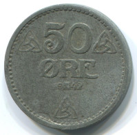 50 ORE 1942NORUEGA NORWAY Moneda #WW1037.E.A - Noorwegen
