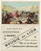 Bataille De Tolbiac N°4_Stéarinerie_Bougie Du Lion_Usines-Bureau 286 Rue Des Goujons Anderlecht-Bruxelles, Chromo - Artis Historia