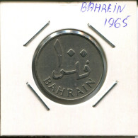 100 FILS 1965 BAHRAIN Islamisch Münze #AR414.D.A - Bahreïn