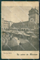 Mantova Città Mercato PIEGHE Cartolina KV5734 - Mantova