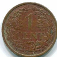 1 CENT 1968 ANTILLAS NEERLANDESAS Bronze Fish Colonial Moneda #S10783.E.A - Niederländische Antillen