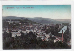 39018402 - Rudolstadt I. Thuer. Mit Totalansicht Von Der Justinen-Hoehe Gelaufen Von 1910. Leichter Stempeldurchdruck,  - Rudolstadt