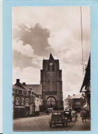 CPSM - 59 WORMHOUT - L EGLISE - CITROEN 2CV EN STATIONNEMENT - VUE ++ - Wormhout