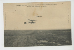 AVIATION - GRANDE SEMAINE D'AVIATION DE CHAMPAGNE - Journée Du 27 Août - FARMAN à La Poursuite De LATHAM - ....-1914: Precursores