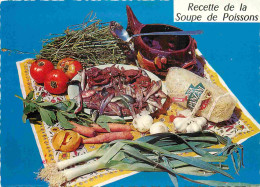 Recettes De Cuisine - Soupe De Poissons - Gastronomie - Carte Dentelée - CPSM Grand Format - Carte Neuve - Voir Scans Re - Ricette Di Cucina