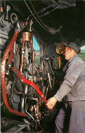 Trains - Driver At The Controls Of Locomotive 4555 - CPM - Voir Scans Recto-Verso - Eisenbahnen