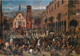 Art - Peinture - Histoire - Domeni'co Morone - L'expulsion Des Bonacoisi (1494) - La Cacciata Dei Bonacoisi - Mantova -  - Geschichte