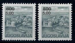 (A3) Yugoslavia 1986: Definitive - Tourism; Dubrovnik, MiNo.2155 A/C  MNH(**) - Nuevos
