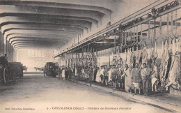 Maroc - CASABLANCA - Intérieur Des Nouveaux Abattoirs - Ecrit 1924 (2 Scans) - Casablanca