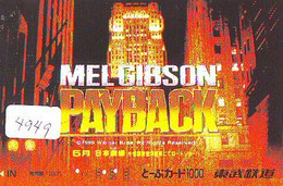 Carte Prépayée Japon * CINEMA * FILM * PAYBACK (4949) Japan Movie Prepaid Card * KINO Karte - Film