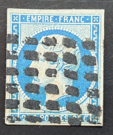 Frankreich 1853, Mi 14 Gestempelt 25 C. - 1853-1860 Napoleon III