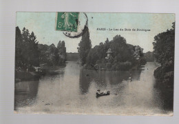 CPA - 75 - Paris - Le Lac Du Bois De Boulogne - Colorisée - Circulée - Arrondissement: 16