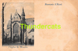 CPA AALST ALOST EGLISE ST MARTIN NELS SERIE 15 NO 1 - Aalst