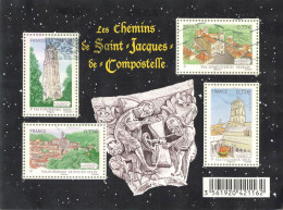 FRANCE 2012 BLOC OBLITERE LES CHEMINS DE SAINT JACQUES DE COMPOSTELLE - F 4641 - - Afgestempeld