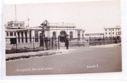 South London Croydon Continental Size 10 X 14 Cm Repro Photo Croydon Aerodrome Byplane - Europe