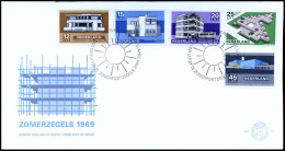E95 - Zegel 920/24 - Zomerzegels 1969 - Stempel : Autopostkantoor - Zonder Adres - FDC