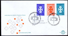 E97 - Zegel 927/29 - Kankerbestrijding 1969 - Met Adres - FDC