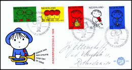 E100 - Zegel 932/36 - Kinderpostzegels 1969 - Met Adres - FDC