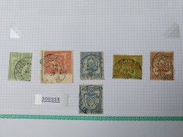 Tunisie Lot Timbre Oblitération Choisies  Sousse    Voir Scan - Used Stamps