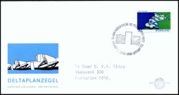 E115 - Zegel 1002 - Deltaplanzegel - Met Adres - FDC