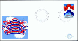 E119 - Zegel 1010 - 404 Jaar Nederlandse Vlag - Zonder Adres - FDC