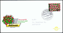 E123 - Zegel 1025 - Bloemenzegel 1973 - Met Adres - FDC