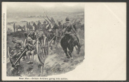 Carte P ( Guerre Des Boers / British Artillery Going Into Action ) - Afrique Du Sud