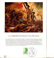 NOTICE FDC 1982 LIBERTE DE GANDON - 1980-1989