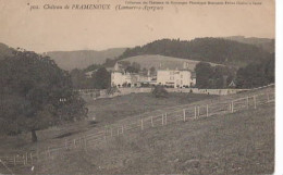 LAMURE SUR AZERGUE CHATEAU  PRAMENOUX  OBLITERATION PEREE  CHAMBOST - Lamure Sur Azergues