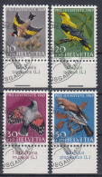 Switzerland / Helvetia / Schweiz / Suisse 1969 ⁕ Birds Pro Juventute Mi.914-917 ⁕ 4v FDC Used (original Gum) - Usados