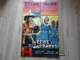 AFFICHE ANCIENNE ORIGINALE - LA REINE DES BARBARES - CHELO ALOSO - Posters