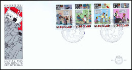 E223 - Zegel 1316/19 - Kinderzegels 1984 - Zonder Adres - FDC
