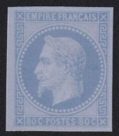 Reproduction Essai 80 C Napoléon Neuf Sans Gomme - 1863-1870 Napoléon III Lauré