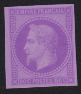 Reproduction Essai 80 C Napoléon Neuf Sans Gomme - 1863-1870 Napoleon III With Laurels