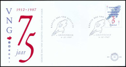 E248 - Zegel 1385 - V.N.G. 75 Jaar - Zonder Adres - FDC