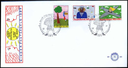 E250 - Zegel 1387/89 - Kinderzegels 1987 - Zonder Adres - FDC