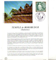 NOTICE FDC 1979 TEMPLE DE BOROBODUR INDONESIE - 1970-1979