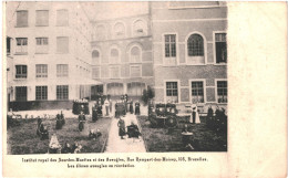 CPA Carte Postale Belgique Bruxelles Institut Des Sourdes Muettes Et Des Aveugles Les élèves Aveugles à La Récré VM79693 - Formación, Escuelas Y Universidades