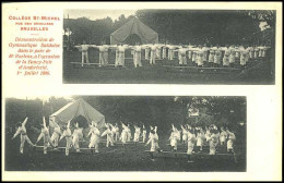Collège St-Michel - Démonstration De Gymnastique Suédoise Dans Le Parc De Me Ruelens - 01/07/1906 - Formación, Escuelas Y Universidades