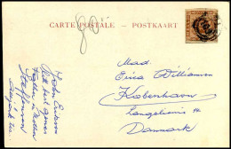 4 Skilling On Postcard - Lettres & Documents